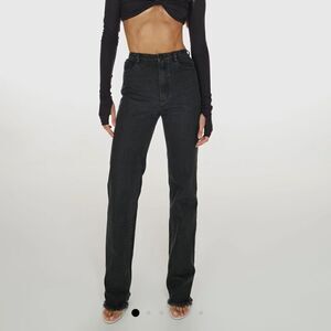 NEW CULTNAKED Denim Killa Trousers Noir Black Size XL